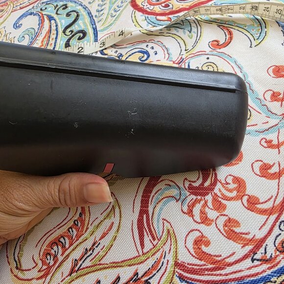 Prada Sunglasses Eye Glasses Case Only Hard Clam Shell Case Felt Lining - Picture 5 of 5